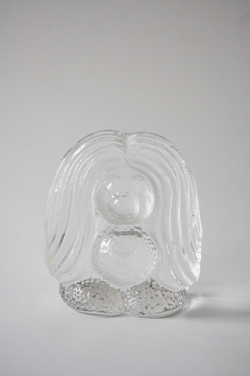 No.1-2 Bergdala Glasbruk社<br>ガラス オブジェ (M) <br>1960's , Sweden<br> bob's box - ヴィンテージ SHARK ATTACK