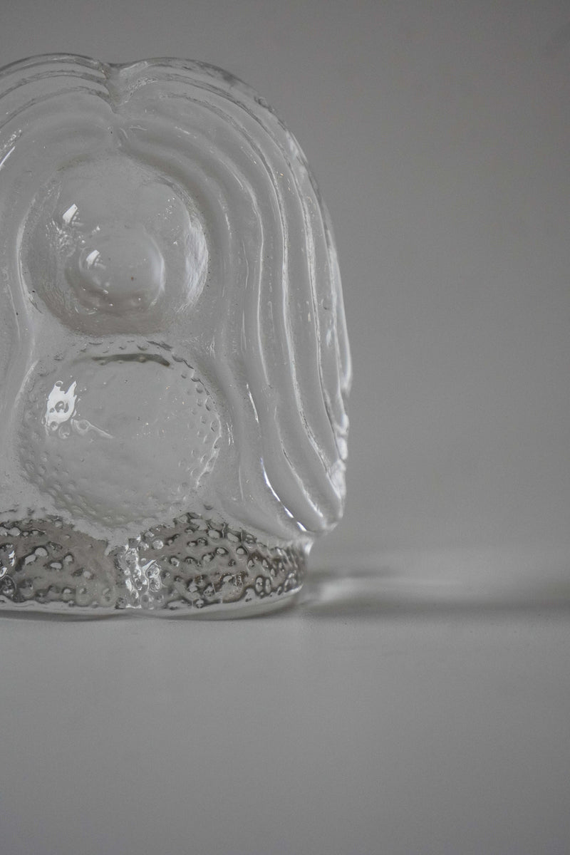 No.1-2 Bergdala Glasbruk社<br>ガラス オブジェ (M) <br>1960's , Sweden<br> bob's box - ヴィンテージ SHARK ATTACK