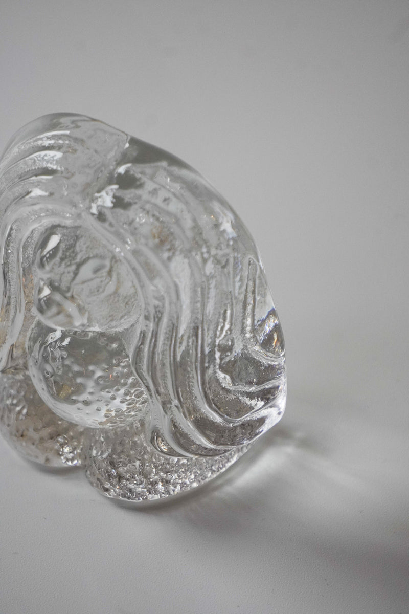 No.1-2 Bergdala Glasbruk社<br>ガラス オブジェ (M) <br>1960's , Sweden<br> bob's box - ヴィンテージ SHARK ATTACK