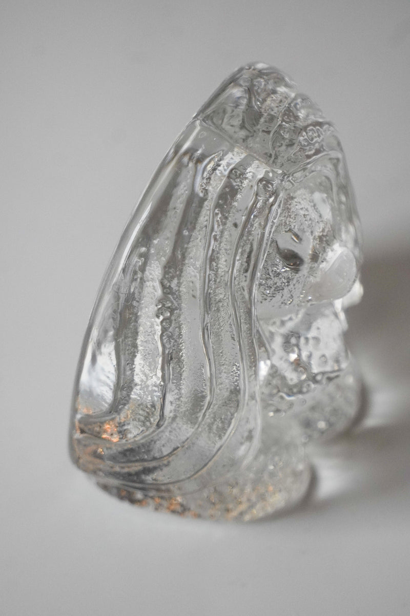 No.1-2 Bergdala Glasbruk社<br>ガラス オブジェ (M) <br>1960's , Sweden<br> bob's box - ヴィンテージ SHARK ATTACK