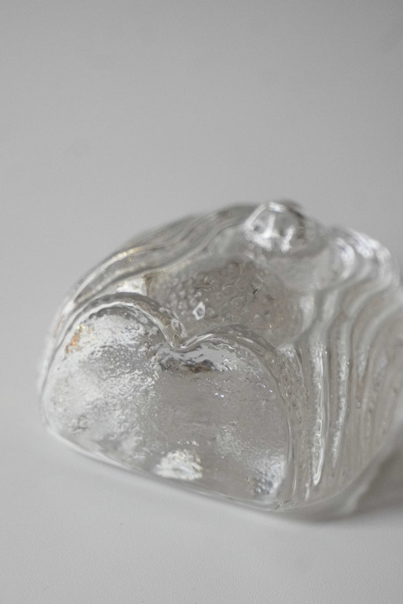 No.1-2 Bergdala Glasbruk社<br>ガラス オブジェ (M) <br>1960's , Sweden<br> bob's box - ヴィンテージ SHARK ATTACK