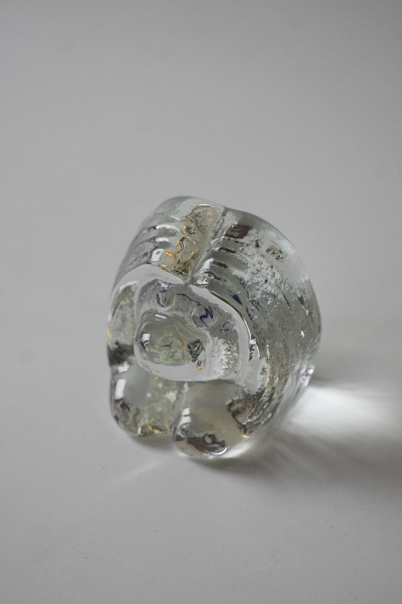 No.1-3 Bergdala Glasbruk社<br>ガラス オブジェ (S) <br>1960's , Sweden<br> bob's box - ヴィンテージ SHARK ATTACK