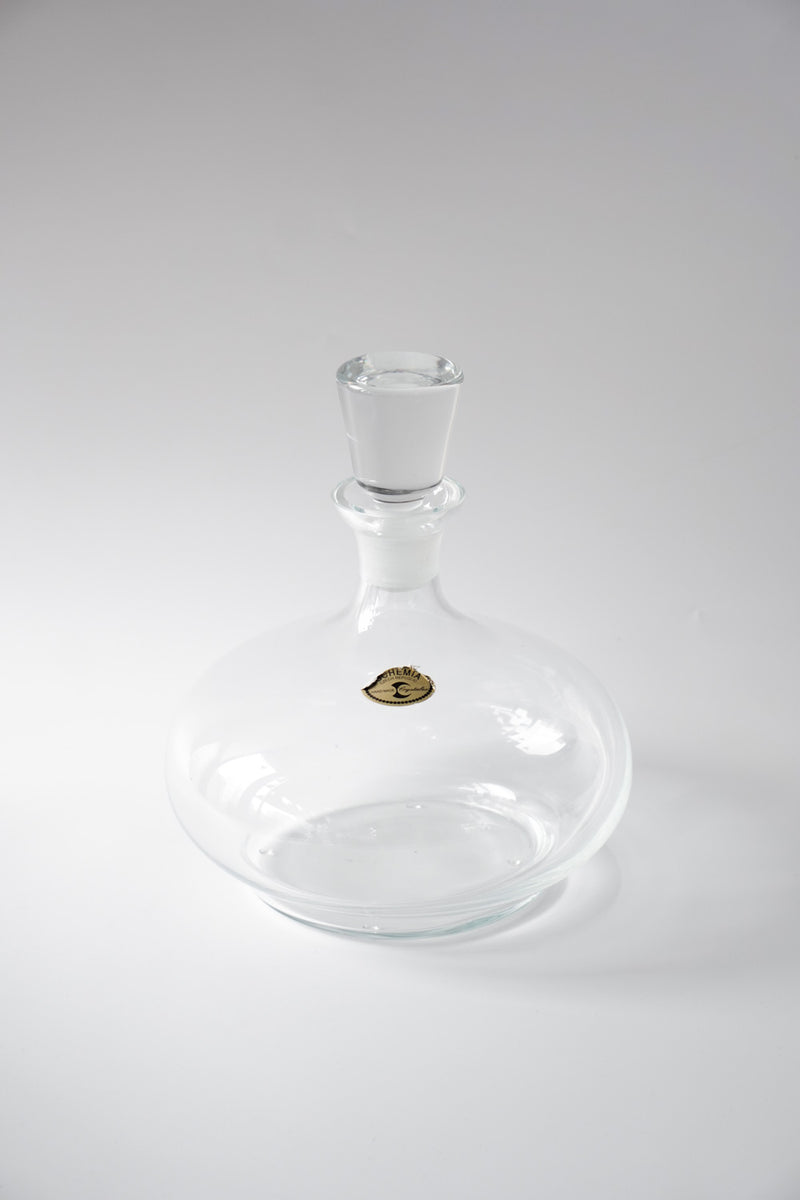 Bohemia Crystalite<br> ガラス デキャンタ<br>czech republic<br>bob's box - ヴィンテージ SHARK ATTACK