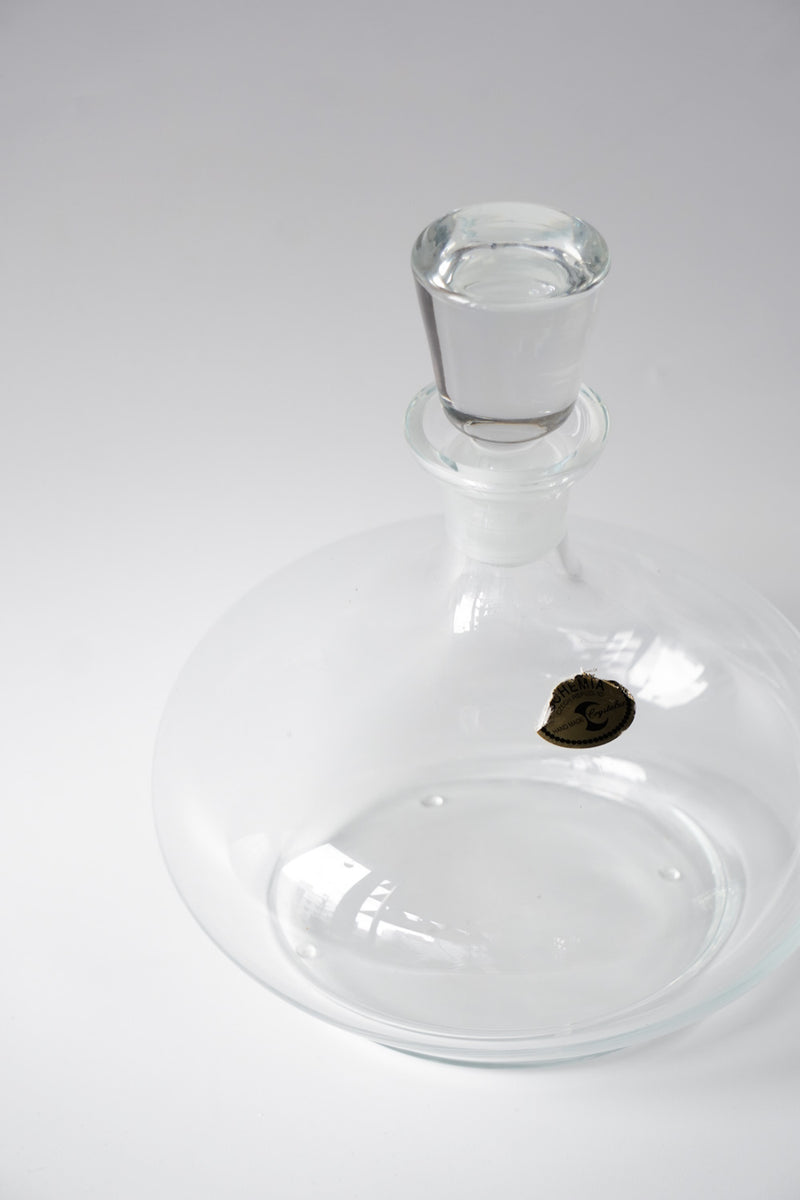 Bohemia Crystalite<br> ガラス デキャンタ<br>czech republic<br>bob's box - ヴィンテージ SHARK ATTACK