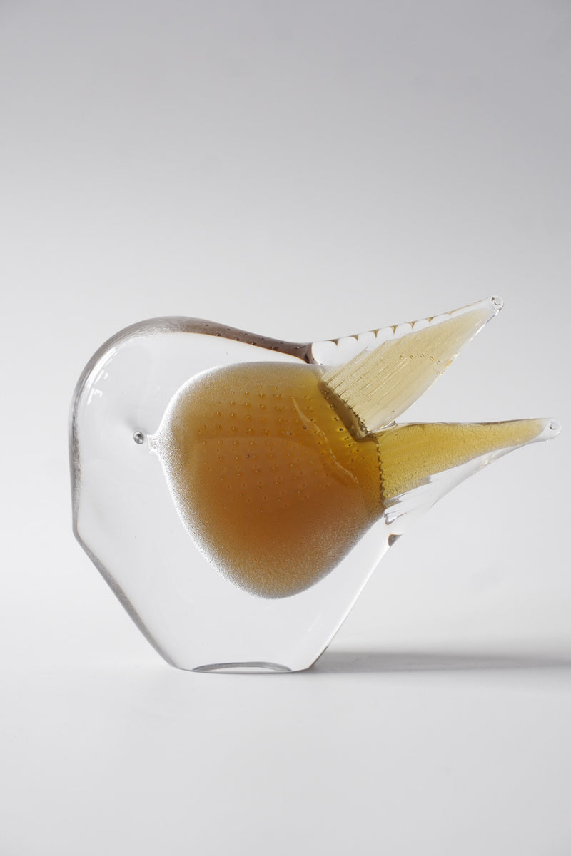 ガラス フィッシュオブジェ (M)<br>bob's box - ヴィンテージ SHARK ATTACK