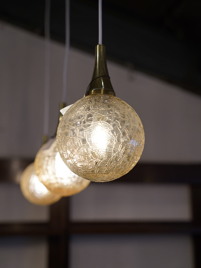 ガラス ペンダントランプ <br>1960's-1970's , Germany <br>大和店 - ヴィンテージ SHARK ATTACK