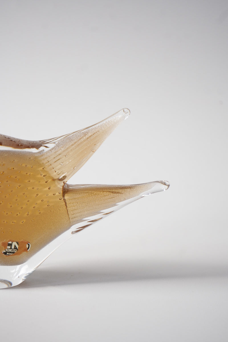 ガラス フィッシュオブジェ (S)<br>bob's box - ヴィンテージ SHARK ATTACK