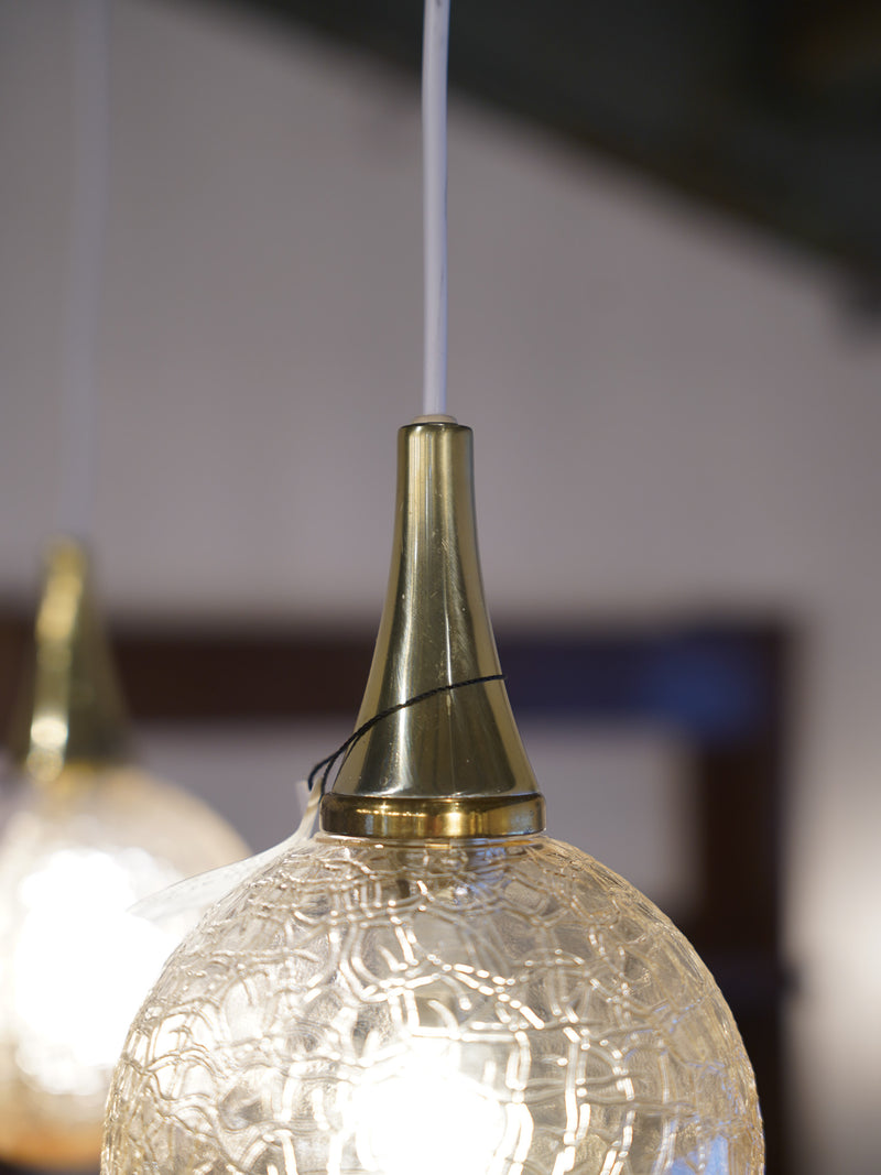 ガラス ペンダントランプ <br>1960's-1970's , Germany <br>大和店 - ヴィンテージ SHARK ATTACK