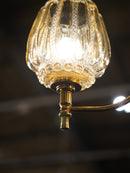 3灯 デザインガラス シャンデリア <br>1970's <br>大和店 - ヴィンテージ SHARK ATTACK