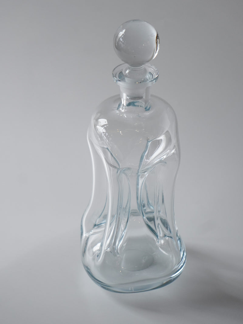 Holmegaard社 , Jocob E. Bang<br>ガラス デキャンタ <br>1960's , Denmark <br>bob's box - ヴィンテージ SHARK ATTACK