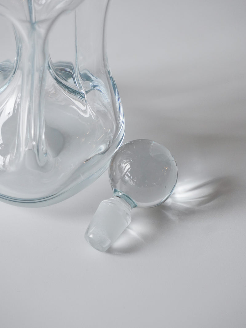 Holmegaard社 , Jocob E. Bang<br>ガラス デキャンタ <br>1960's , Denmark <br>bob's box - ヴィンテージ SHARK ATTACK