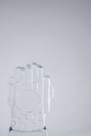 Lundgrens Gräfsnäs AB社<br>ガラス フィストオブジェ<br>Sweden<br>cerote antiques - ヴィンテージ SHARK ATTACK