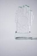 Lundgrens Gräfsnäs AB社<br>ガラス フィストオブジェ<br>Sweden<br>cerote antiques - ヴィンテージ SHARK ATTACK