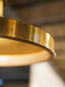 Holmegaard , Sidse Werner <br>"Skibslampe" 真鍮 ペンダントランプ <br>1973 , Denmark <br>ceroteantiques - ヴィンテージ SHARK ATTACK