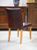 レザーダイニングチェア <br> 大和店 - ヴィンテージ SHARK ATTACK