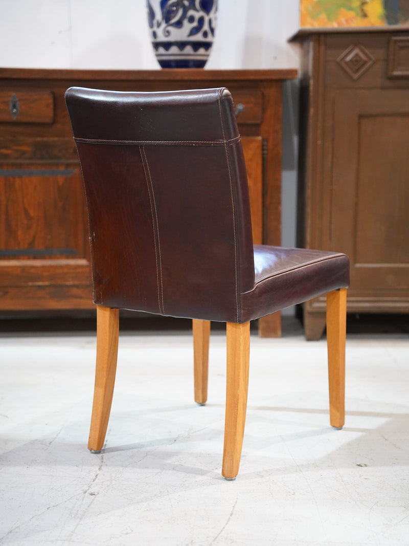 レザーダイニングチェア <br> 大和店 - ヴィンテージ SHARK ATTACK