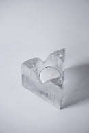 Kosta Boda社<br>キャンドルホルダー (S)<br>Sweden <br>bob's box - ヴィンテージ SHARK ATTACK