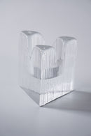 Kosta Boda社<br>キャンドルホルダー (S)<br>Sweden <br>bob's box - ヴィンテージ SHARK ATTACK