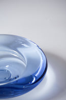 Holmegaard社 , Per Lütken<br>ガラストレイ<br>1960-70's , Denmark<br> cerote antiques - ヴィンテージ SHARK ATTACK