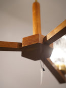 3灯 ガラスシャンデリア/ペンダントランプ <br> cerote antiques - ヴィンテージ SHARK ATTACK