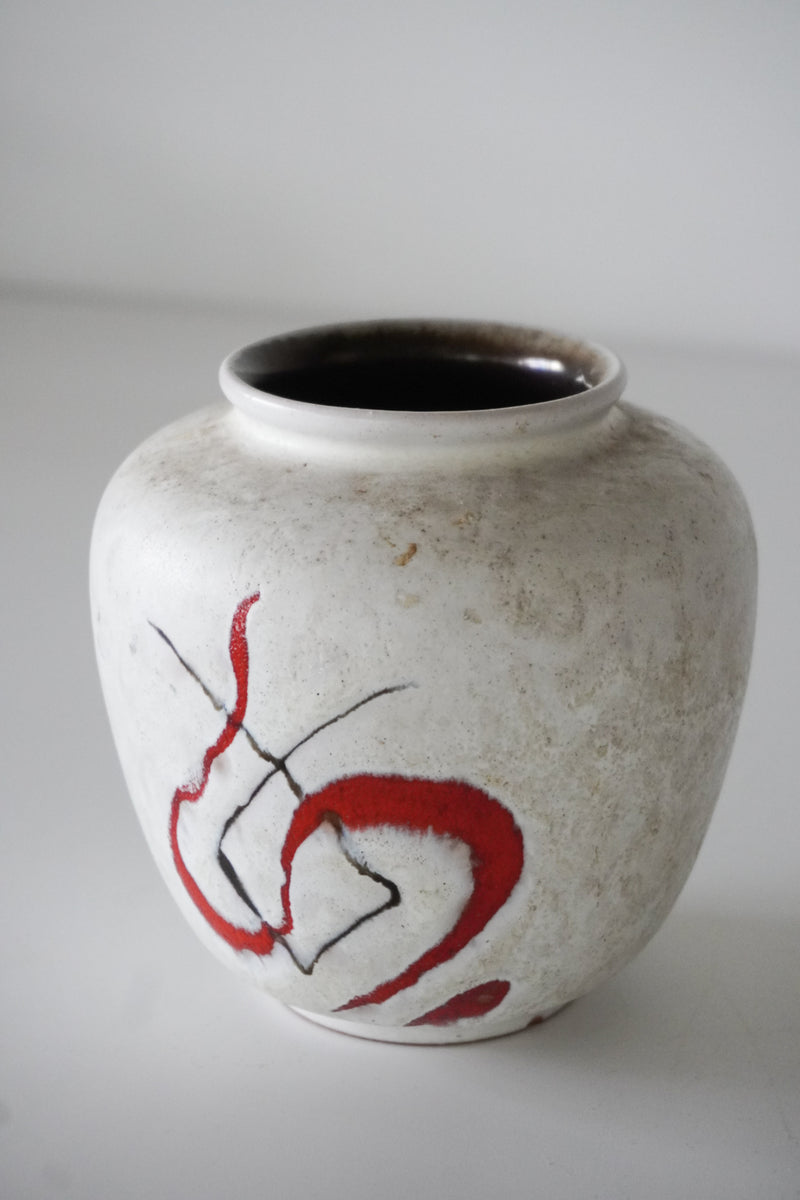 Jasba Keramik <br>セラミック フラワーベース <br>bob's box - ヴィンテージ SHARK ATTACK