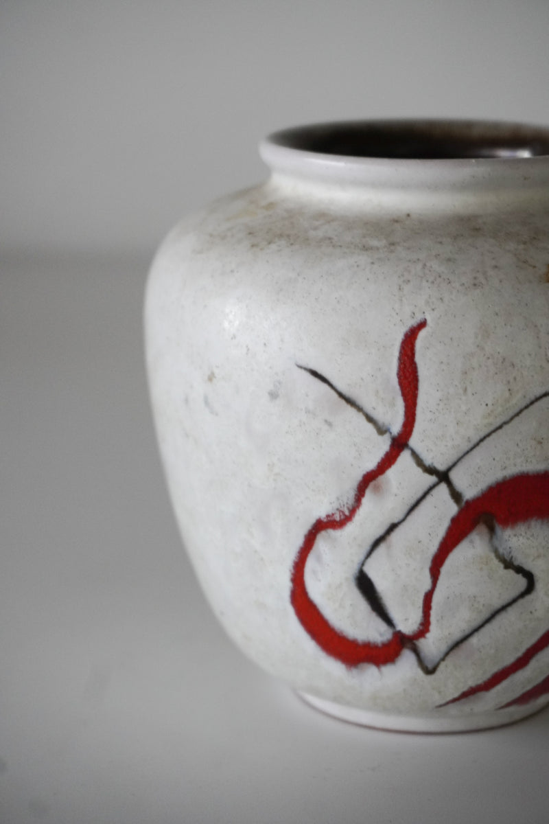 Jasba Keramik <br>セラミック フラワーベース <br>bob's box - ヴィンテージ SHARK ATTACK