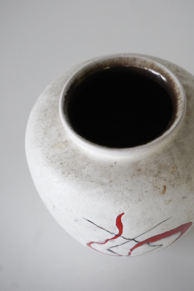 Jasba Keramik <br>セラミック フラワーベース <br>bob's box - ヴィンテージ SHARK ATTACK