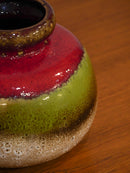 Scheurich <br>Fat Lava  <br>セラミック フラワーベース <br>1970's West Germany <br>bob's box