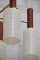 5灯シャンデリア <br>1960's , Denmark <br>cerote antiques - ヴィンテージ SHARK ATTACK