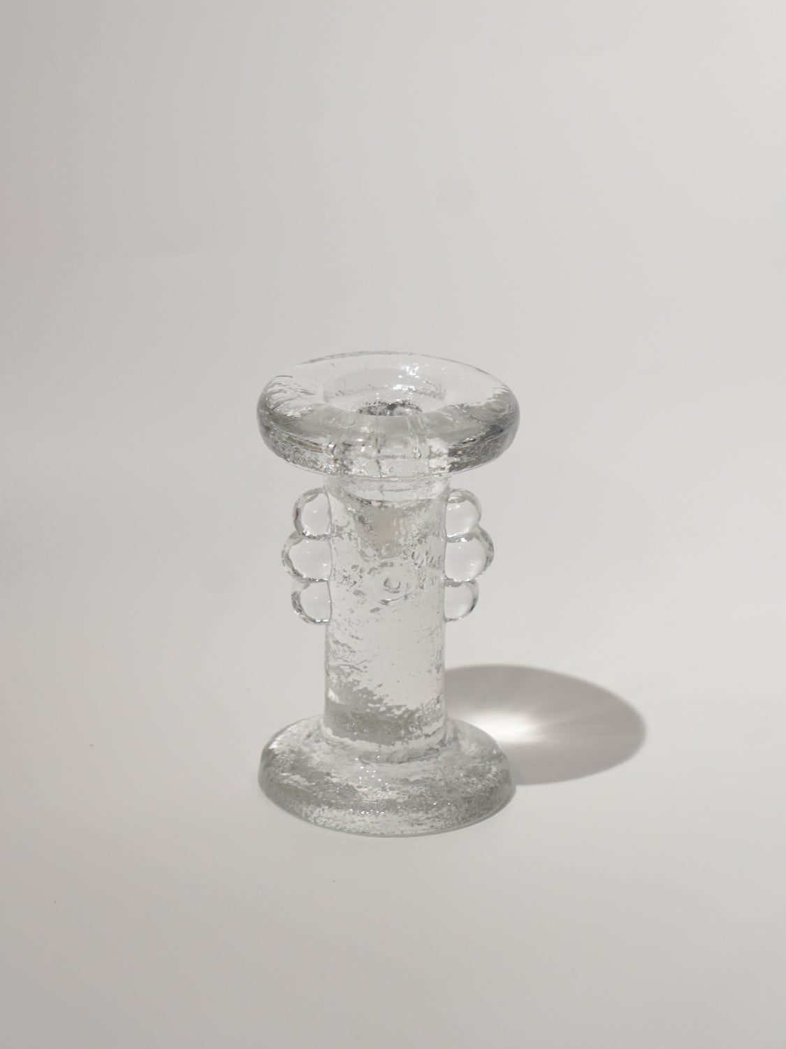 Pukeberg - ガラス キャンドルスタンド - Sweden - cerote antiques