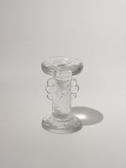 Pukeberg - ガラス キャンドルスタンド - Sweden - cerote antiques