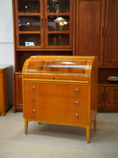 チークウッド ロールトップビューロー <br> cerote antiques - ヴィンテージ SHARK ATTACK