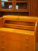 チークウッド ロールトップビューロー <br> cerote antiques - ヴィンテージ SHARK ATTACK