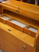 チークウッド ロールトップビューロー <br> cerote antiques - ヴィンテージ SHARK ATTACK