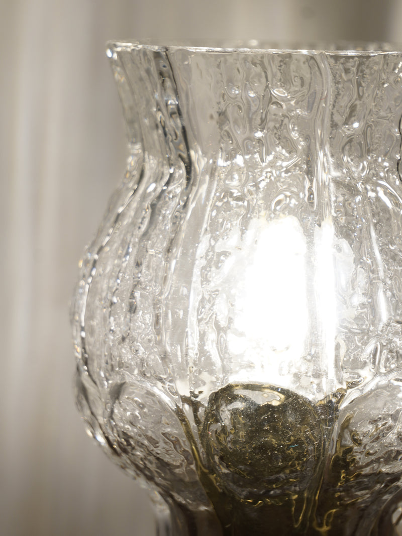 ガラス テーブルランプ<br>1970-80's , Sweden<br>bob's box - ヴィンテージ SHARK ATTACK