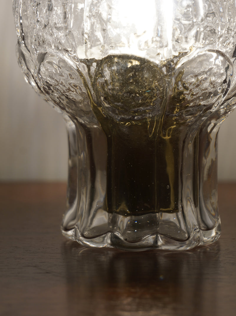 ガラス テーブルランプ<br>1970-80's , Sweden<br>bob's box - ヴィンテージ SHARK ATTACK