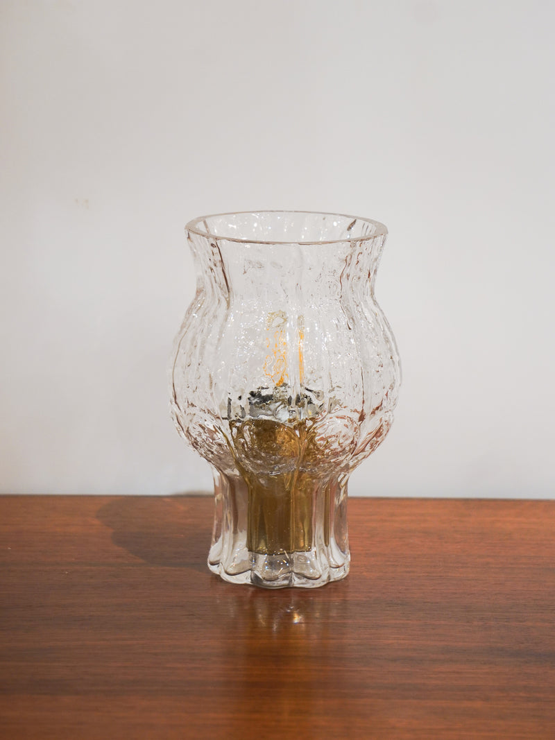 ガラス テーブルランプ<br>1970-80's , Sweden<br>bob's box - ヴィンテージ SHARK ATTACK