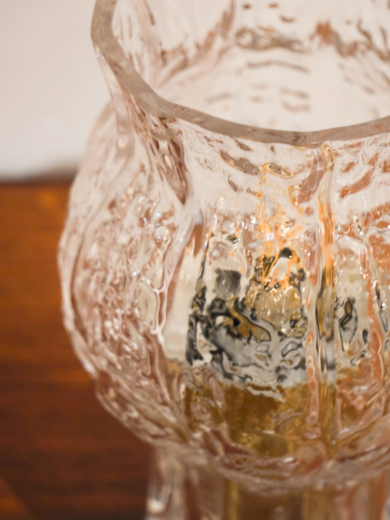 ガラス テーブルランプ<br>1970-80's , Sweden<br>bob's box - ヴィンテージ SHARK ATTACK