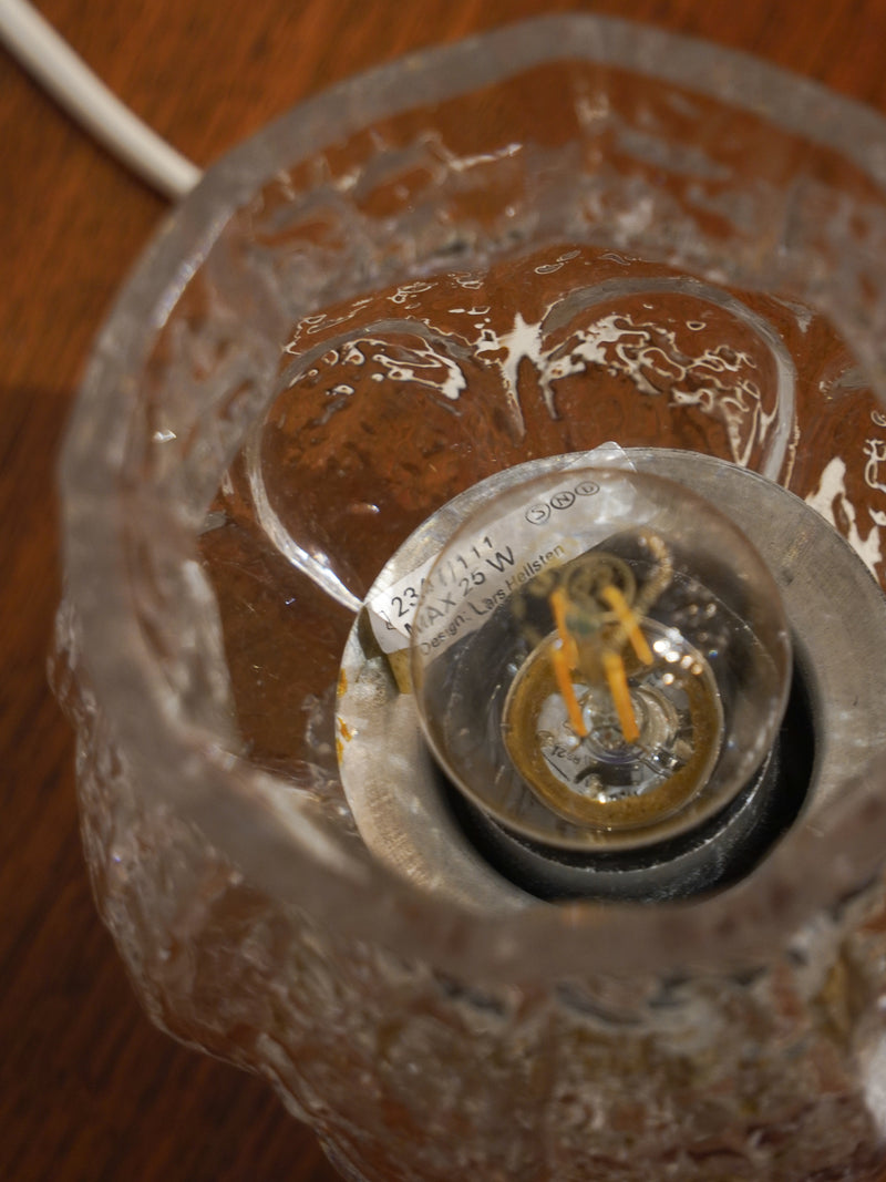 ガラス テーブルランプ<br>1970-80's , Sweden<br>bob's box - ヴィンテージ SHARK ATTACK