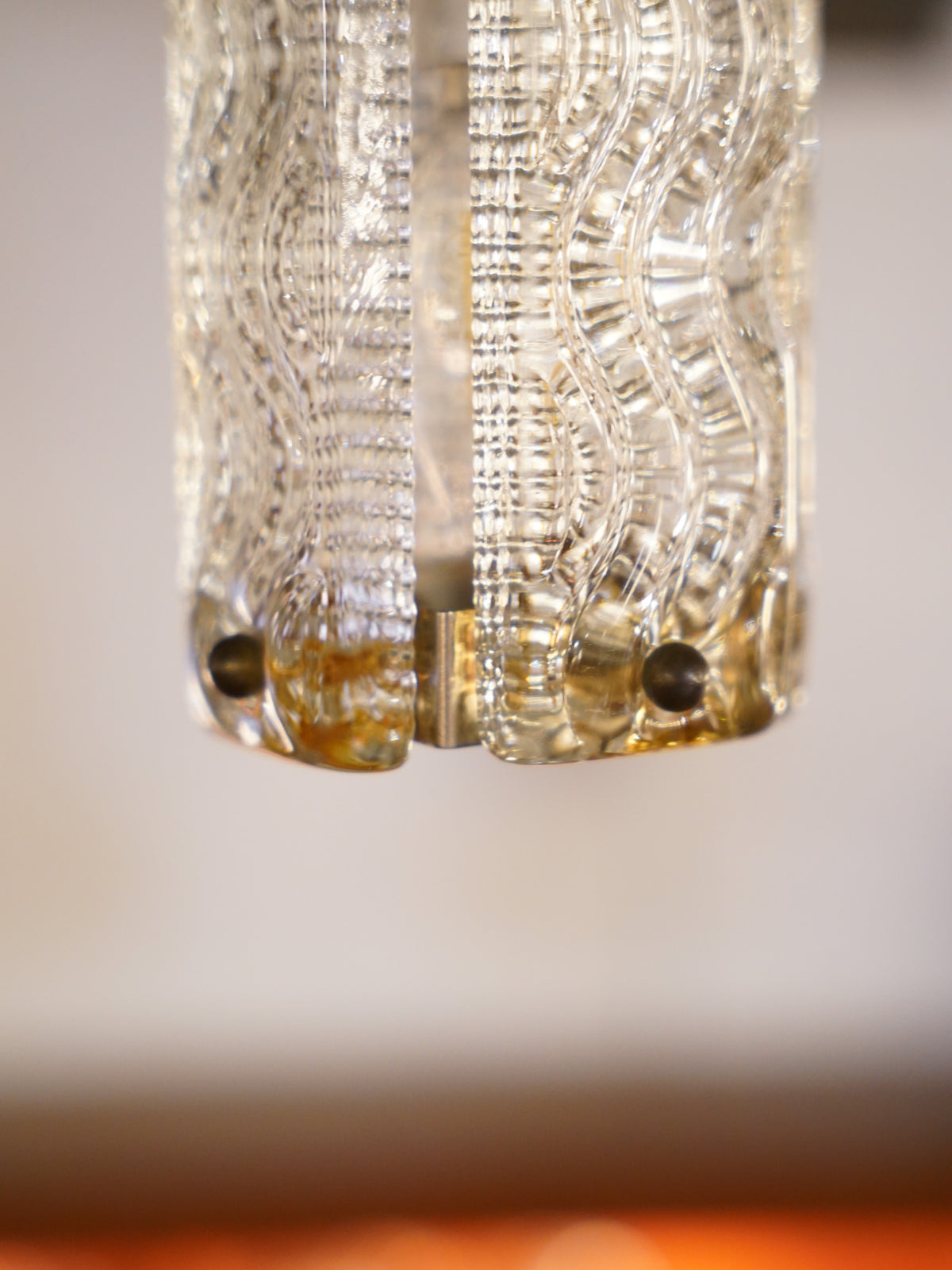 Fåglavik Glasbruk , Paul Kedelv - Sweden , 1960-70s - ペンダントランプ