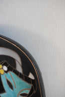 Ruscha "Masken" セラミック ウォールアート<br>ヴィンテージ<br>大和店 - ヴィンテージ SHARK ATTACK