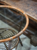 ラタン サイドテーブル <br>大和店 - ヴィンテージ SHARK ATTACK