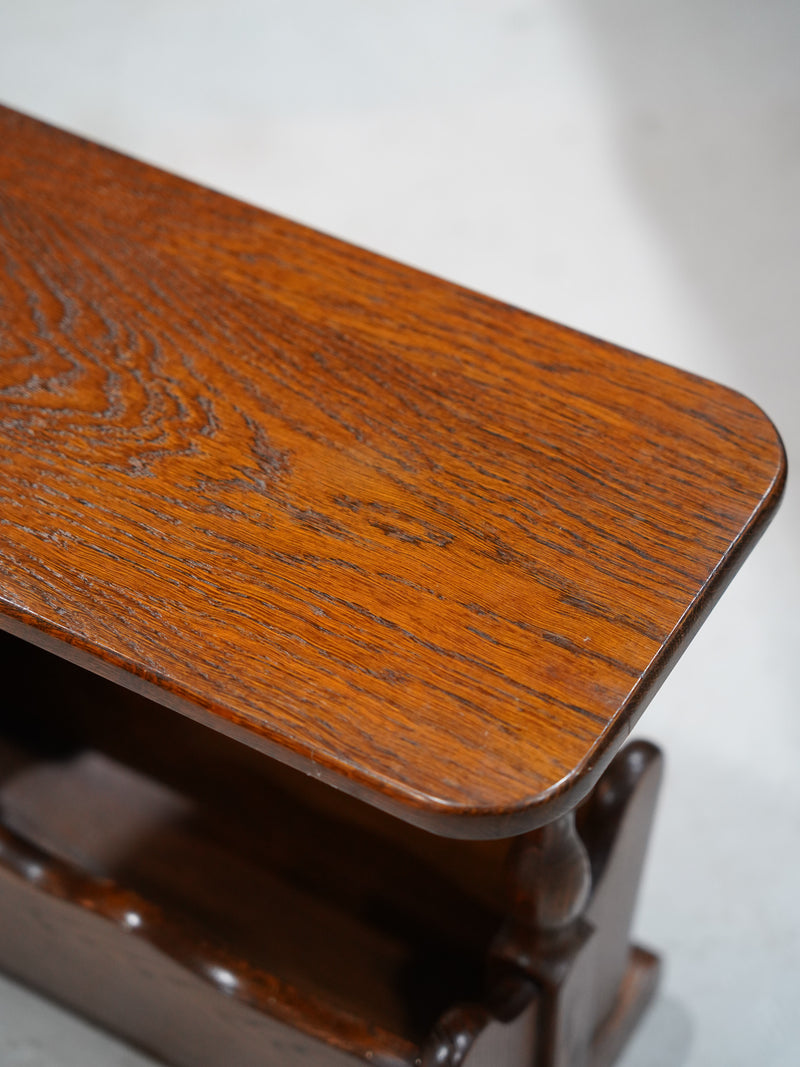 ウッド マガジンラック/サイドテーブル <br>大和店 - ヴィンテージ SHARK ATTACK