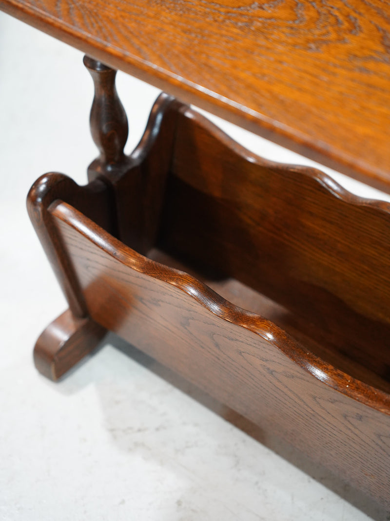 ウッド マガジンラック/サイドテーブル <br>大和店 - ヴィンテージ SHARK ATTACK