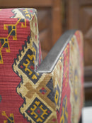 ヴィンテージ<br> ファブリック ラウンジチェア <br> 大和店