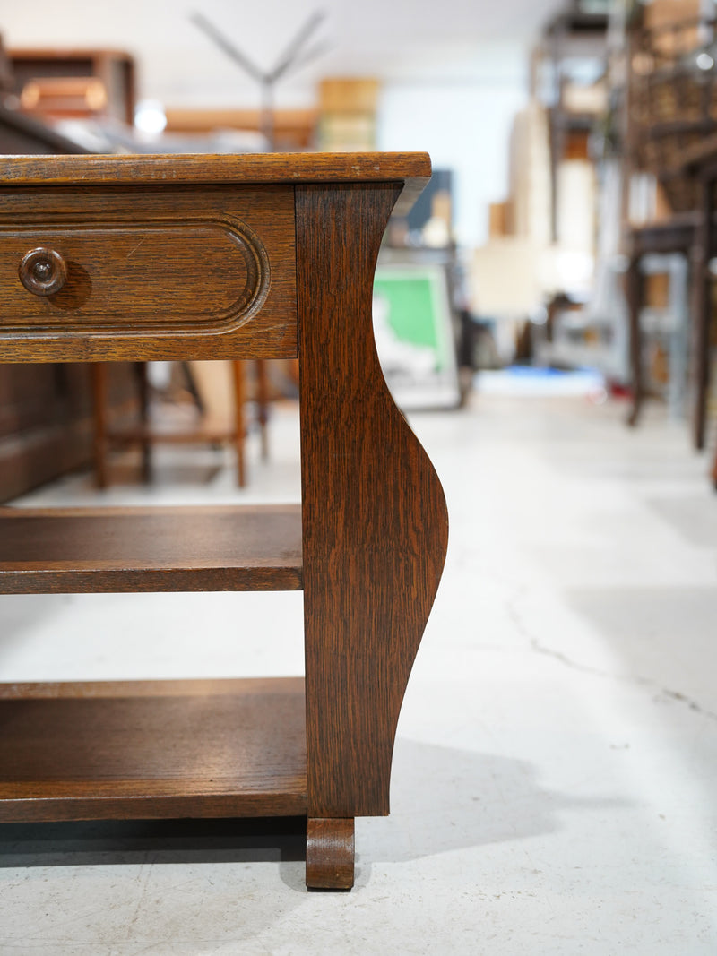 ウッド ナイトスタンド/マガジンラック <br>大和店 - ヴィンテージ SHARK ATTACK