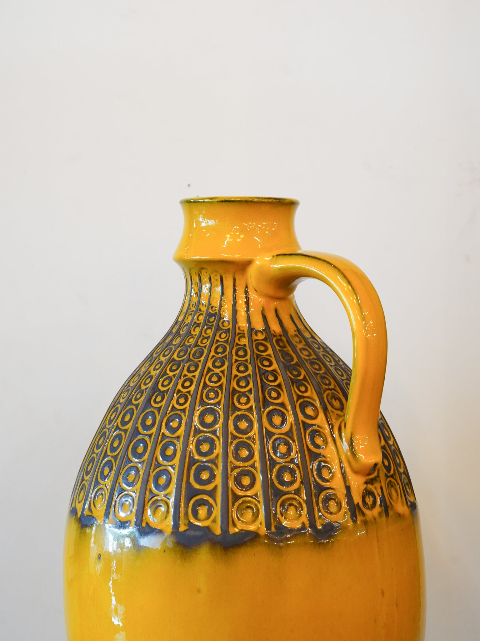 Ceramano - Fat Lava - "Sunset" セラミック フラワーベース - 1960's-1970's , West Germany