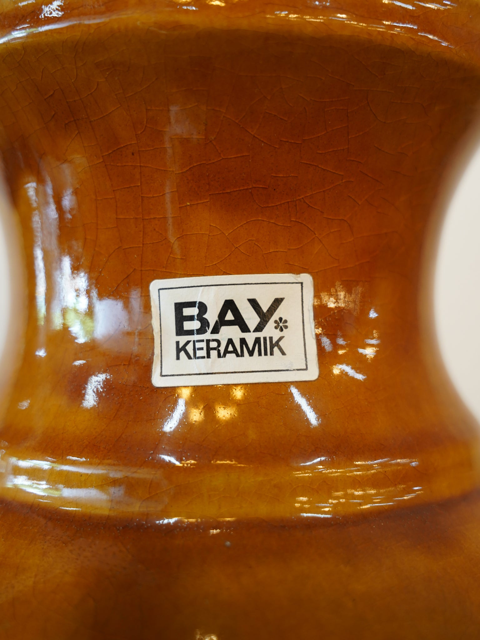 Bay Keramik 66/40 - Fat Lava - セラミック フラワーベース - 1950's-1960's , West Germany - 大和店