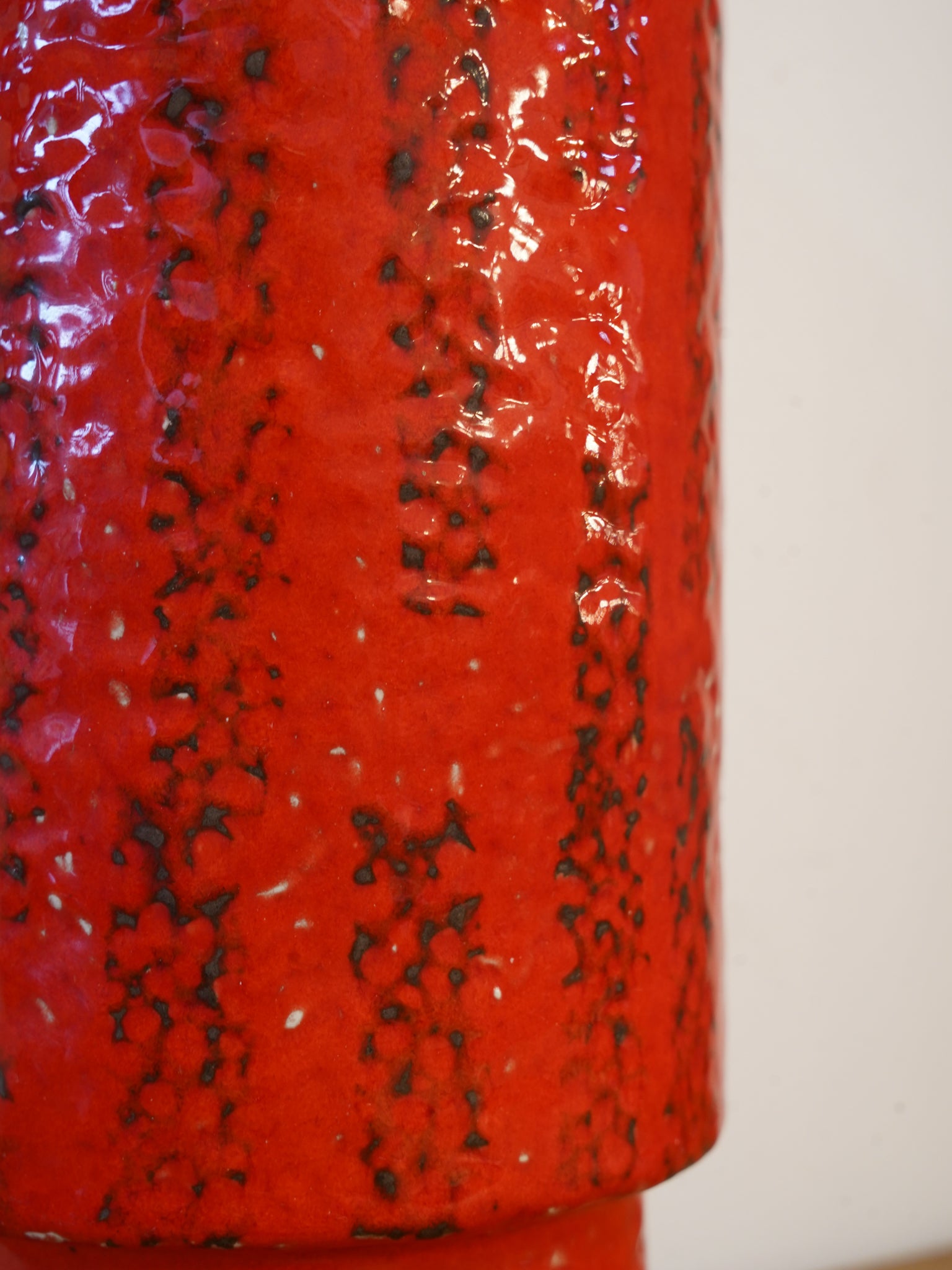 Fat Lava - セラミック フラワーベース - 1960's-1970's , West Germany - cerote antiques