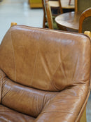 Maison Regain <br>レザー ラウンジチェア＆オットマン <br>1960's , France <br>大和店